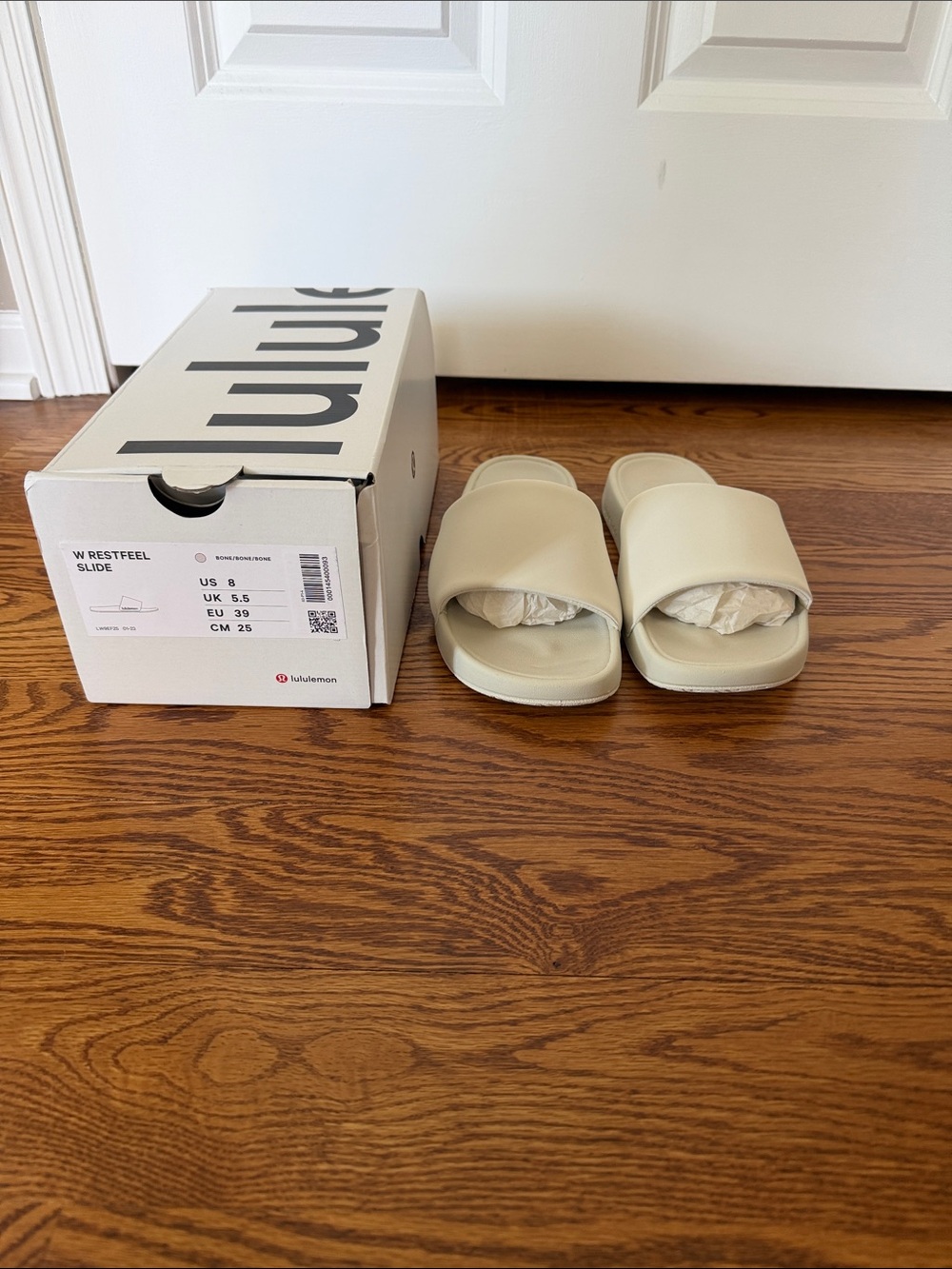 lululemon athletica Slide Sandals in Light Cream